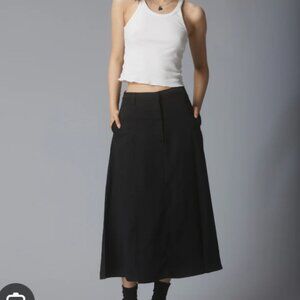 UNIF MIZUKI MIDI SKIRT BLACK SIZE XS